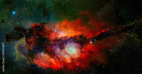 Fototapeta Naklejka Na Ścianę i Meble -  Space nebula. Elements of this image were furnished by NASA.