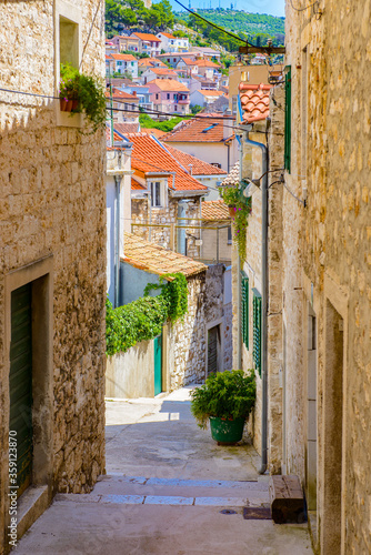 Obraz na płótnie It's House of the Old Town of Sibenik, Croatia w salonie