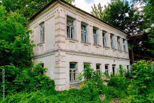 Abandoned house in Chernobyl, a town in Ukraine, famous by the nuclear reactor explosion disaster on April 26, 1986