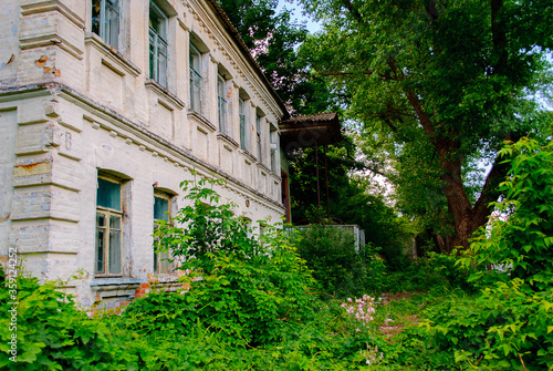 Abandoned house in Chernobyl, a town in Ukraine, famous by the nuclear reactor explosion disaster on April 26, 1986