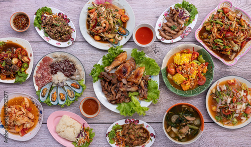 Fototapeta Naklejka Na Ścianę i Meble -  Food Mixes from Thailand 