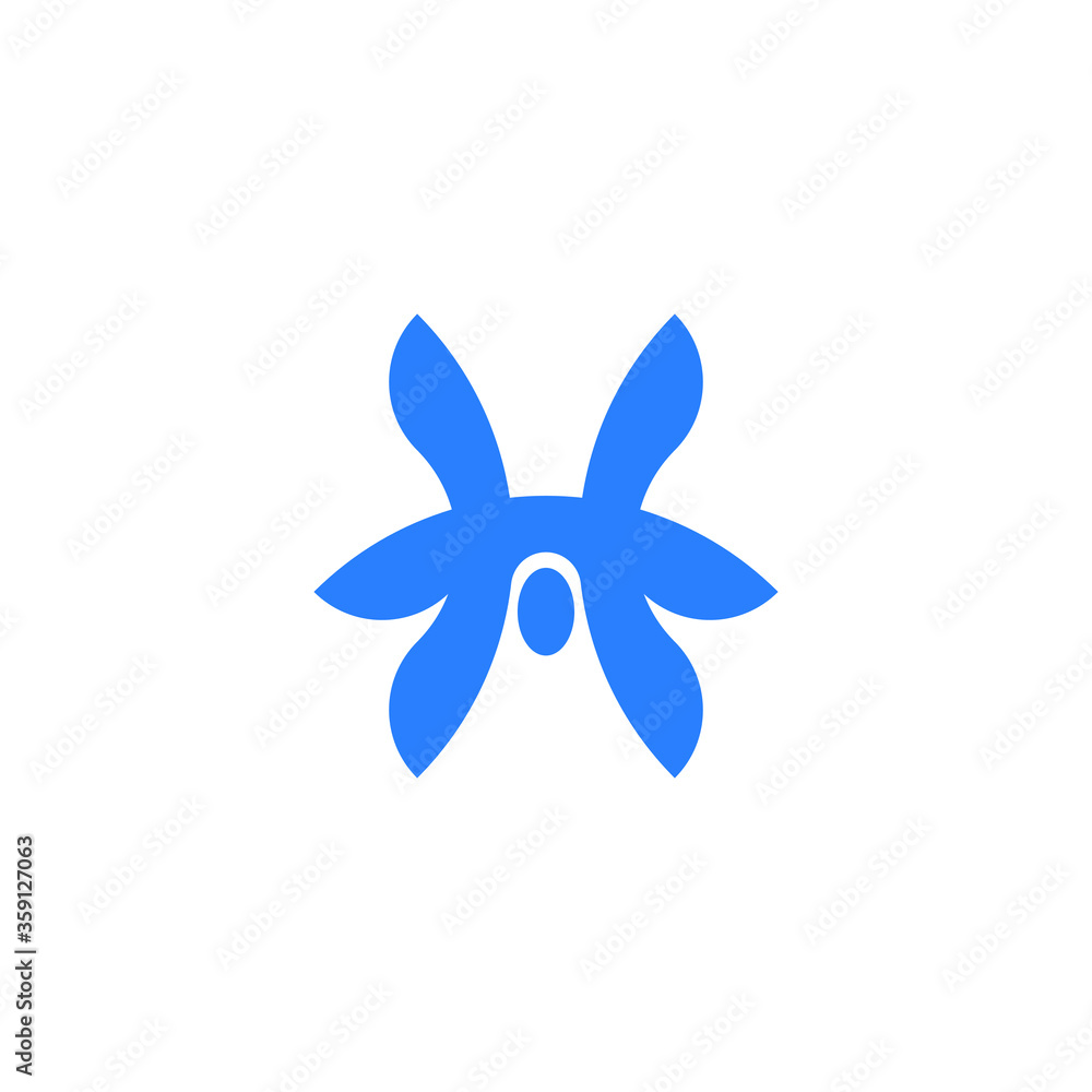 initial letter H with muslim woman wear with veil for hijab logo initial letter H with muslim woman wear with veil for hijab logo