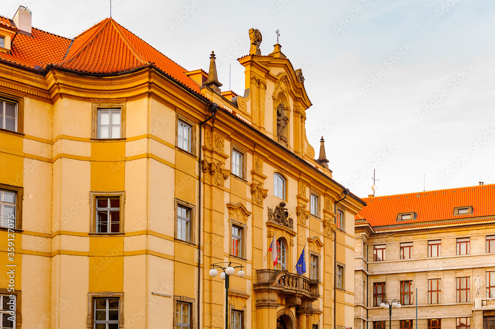 Architecture of Stare Mesto, Old Town of Prague, near the Charles Bridge, Prague, Czech Republic
