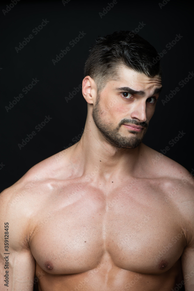 Portrait of bodybuilder Portrait of bodybuilder