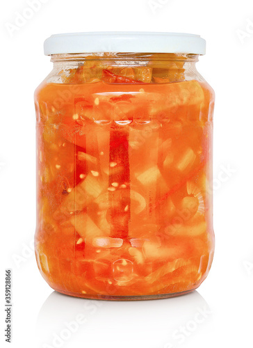 Preserved Lecho - hungarian Tomato-Pepper Stew. Hungarian: 