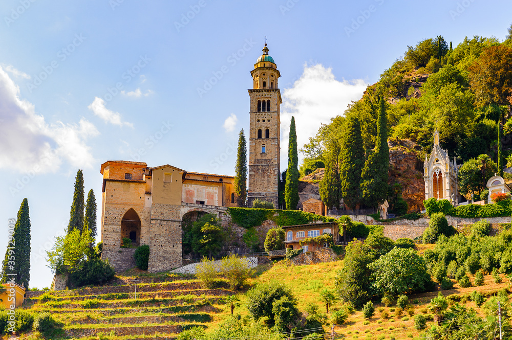 Maria del Sasso Church, Morcote Tessin, Switzerland