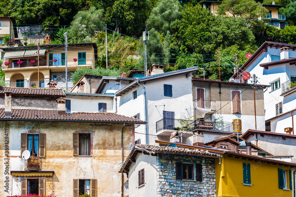 Gandria, a village, on the northern shore of Lake Lugano, which forms the core of that quarter.