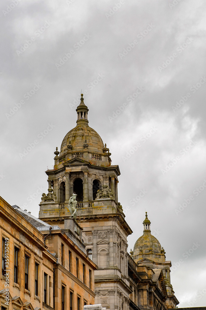 Architecture of Glasgow, Scotland. Glasgow is the largest city in Scotland