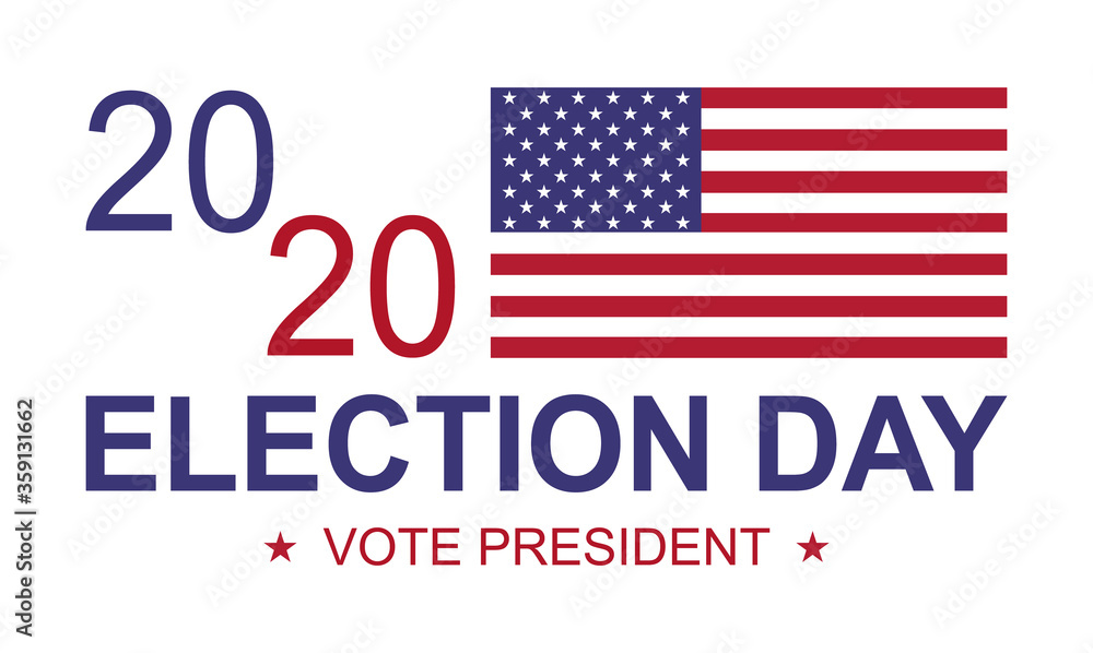 Vote president background, Election day for 3.11 2020 , USA government icon isolated on white backgroud Vote president background, Election day for 3.11 2020 , USA government icon isolated on white backgroud