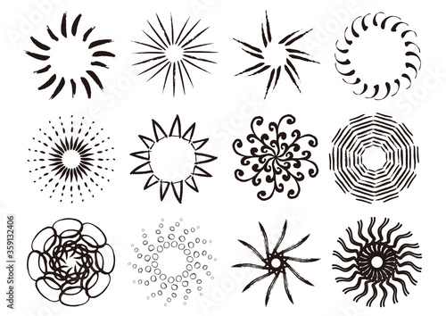手描き図形回転体1
