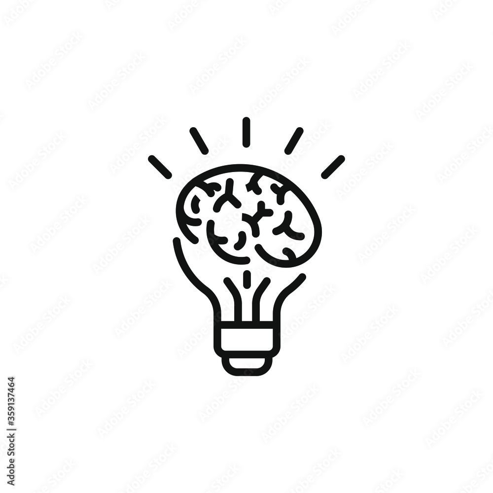 Single icon of a idea vector illustration Single icon of a idea vector illustration