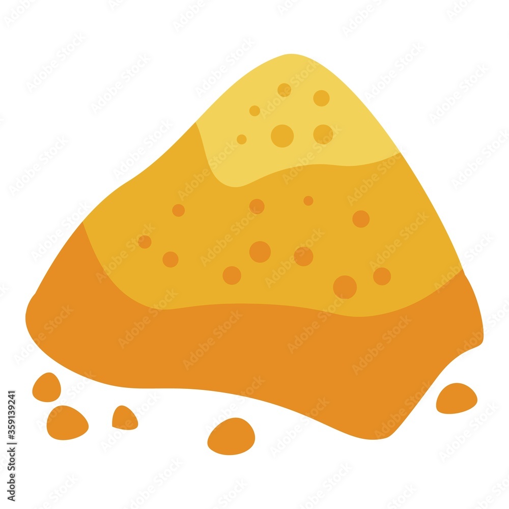 Indian condiment powder icon. Isometric of indian condiment powder vector icon for web design isolated on white background Indian condiment powder icon. Isometric of indian condiment powder vector icon for web design isolated on white background