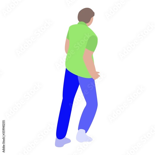 Violence abuse icon. Isometric of violence abuse vector icon for web design isolated on white background