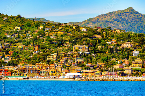 It's Architecture of Santa Margherita Ligure, which is popular touristic destination in summer
