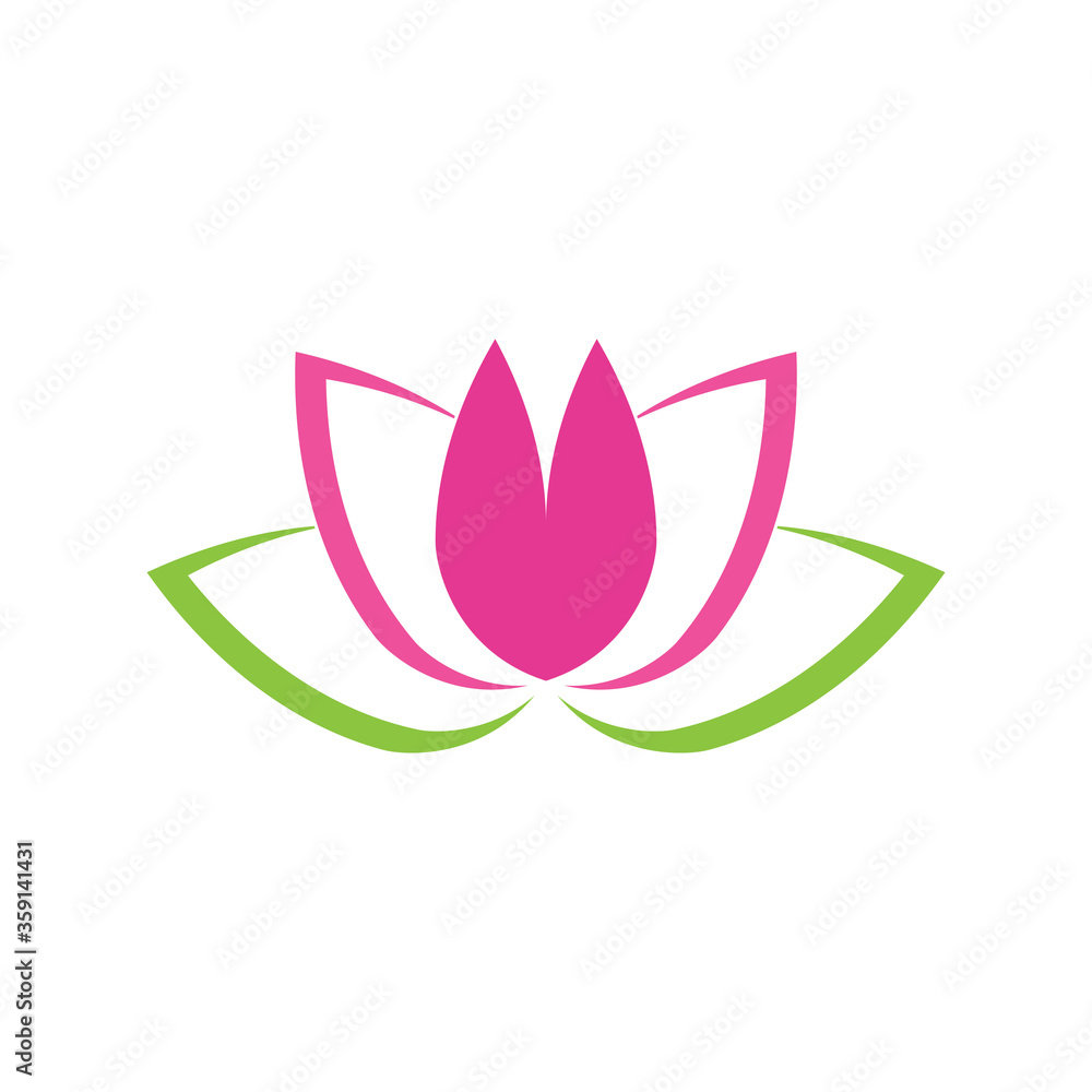 Beauty Vector lotus icon Beauty Vector lotus icon