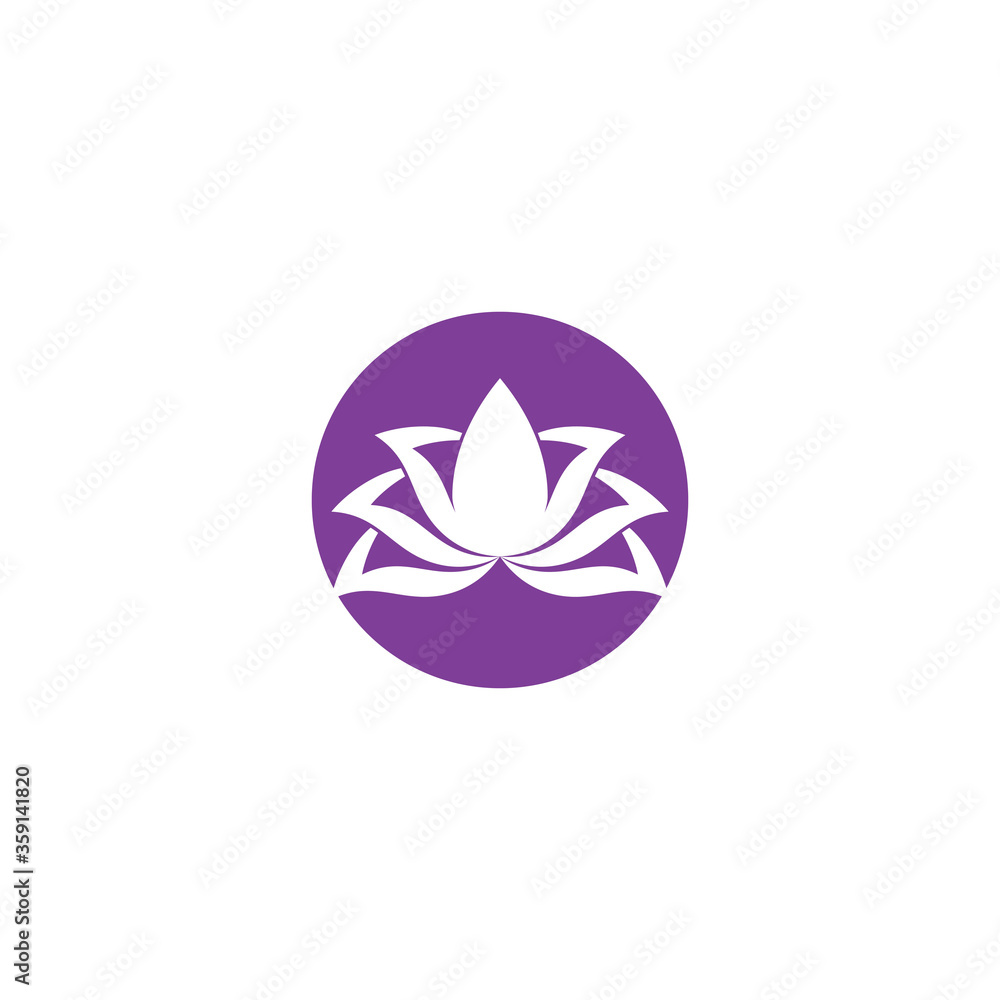 Beauty Vector lotus icon Beauty Vector lotus icon