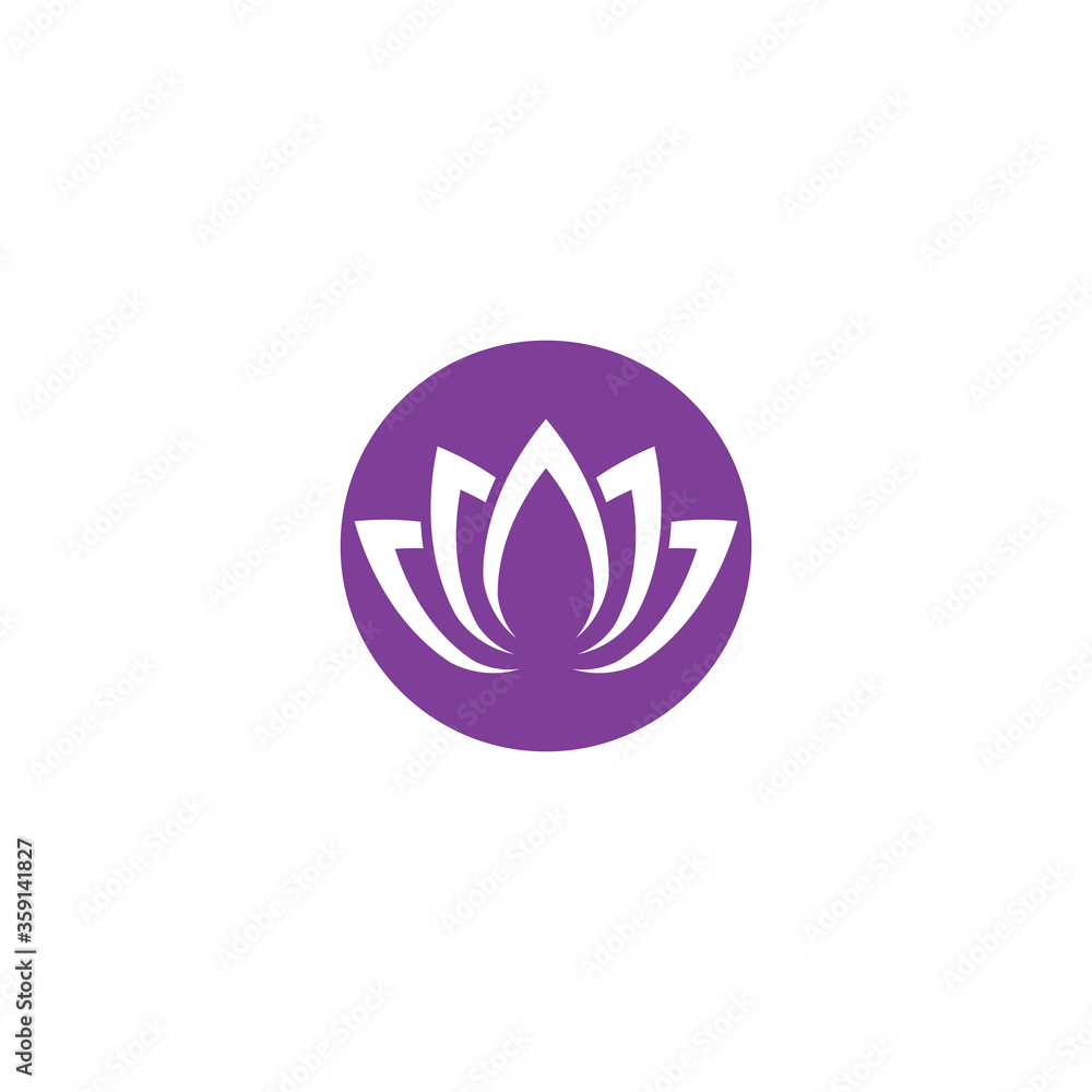 Beauty Vector lotus icon Beauty Vector lotus icon