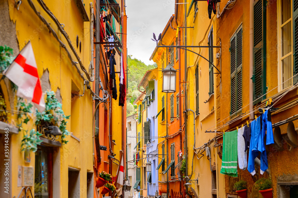 It's Street of Porto Venere, Italy. Porto Venere and the villages of Cinque Terre are the UNESCO World Heritage Site.