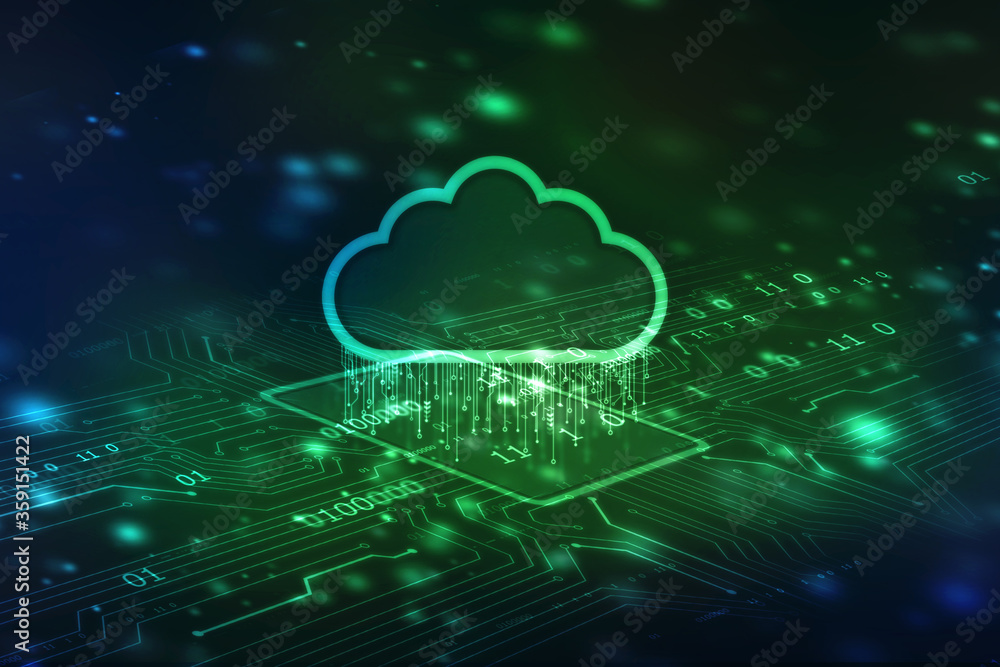 2d illustration of Cloud computing, Cloud computing and Big data concept, Cloud computing technology internet concept background 2d illustration of Cloud computing, Cloud computing and Big data concept, Cloud computing technology internet concept background