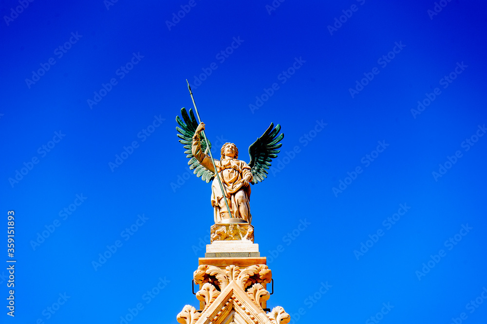 Fototapeta premium It's Metropolitan Cathedral of Saint Mary of the Assumption (Cattedrale Metropolitana di Santa Maria Assunta), Duomo di Siena, Italy