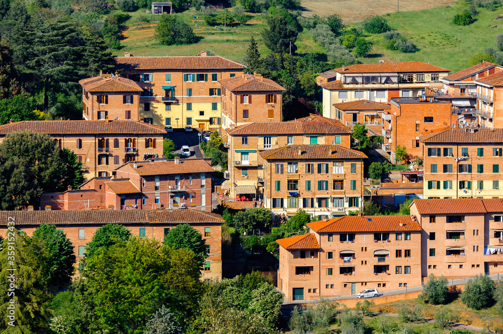 It's Historic centre of Siena. UNESCO a World Heritage Site