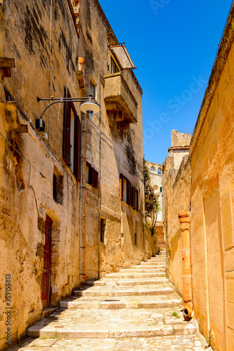 It's Street of Matera, Puglia, Italy. The Sassi and the Park of the Rupestrian Churches of Matera. UNESCO World Heritage site © Anton Ivanov Photo