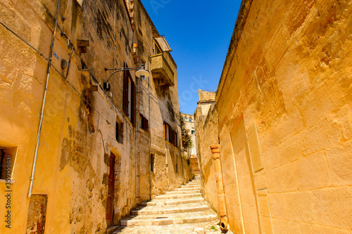 It s Street of Matera  Puglia  Italy. The Sassi and the Park of the Rupestrian Churches of Matera. UNESCO World Heritage site