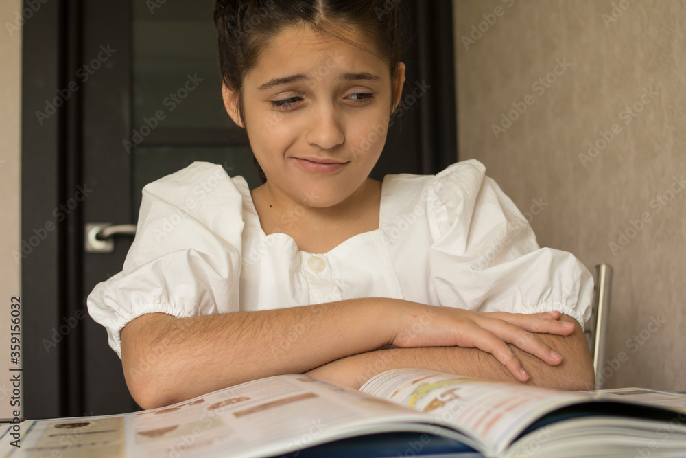 Little beautiful girl in a white dress is reading a book. Good for billboards, posters, flyers.
Little beautiful girl in a white dress is reading a book. Good for billboards, posters, flyers.