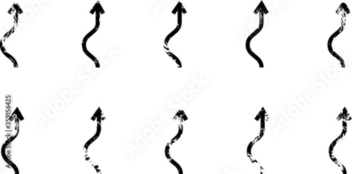 Grunge symbol collection . vector