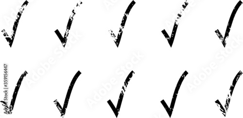 Grunge symbol collection . vector