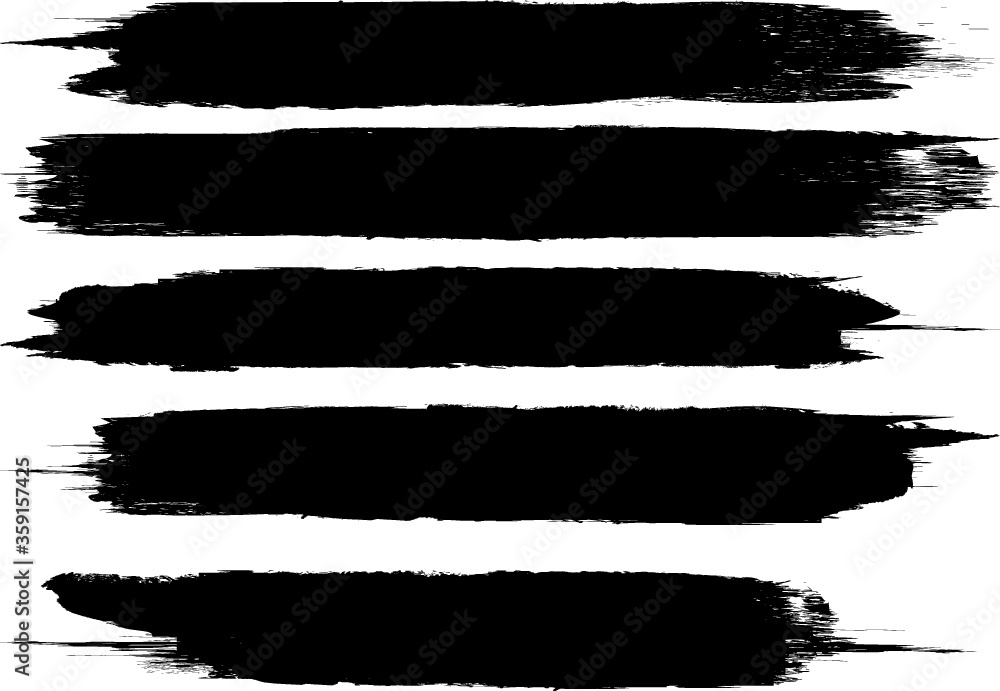 Grunge Paint Roller . Vector brush Stroke . Distressed banner . Black stripes isolated. paintbrush collection . Modern Textured shape . Dry border in Black . Bulge lines Grunge Paint Roller . Vector brush Stroke . Distressed banner . Black stripes isolated. paintbrush collection . Modern Textured shape . Dry border in Black . Bulge lines