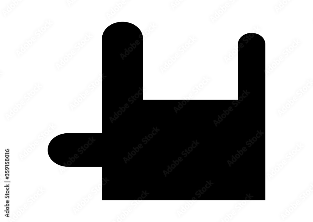 peace sign on a white background , Hand Love Gesture Like Icon peace sign on a white background , Hand Love Gesture Like Icon