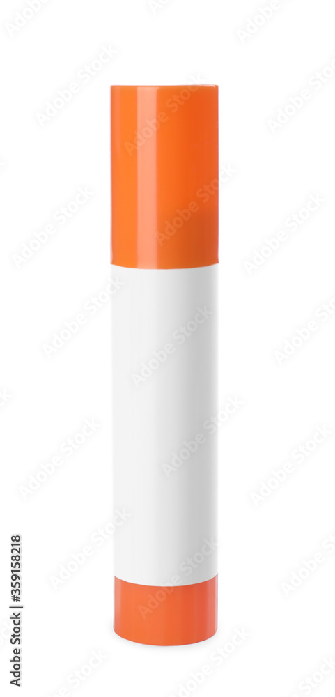 Sun protection lip balm isolated on white Sun protection lip balm isolated on white