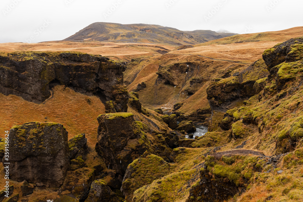 Felslandschaft in Island