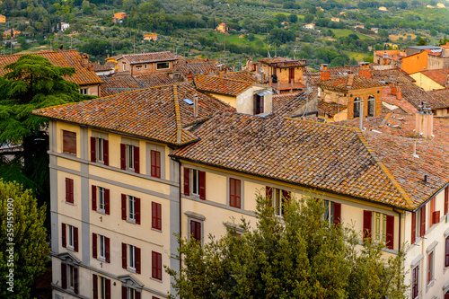 It's Panoramic eveninig view of Perugia, Umbria, Italy photo