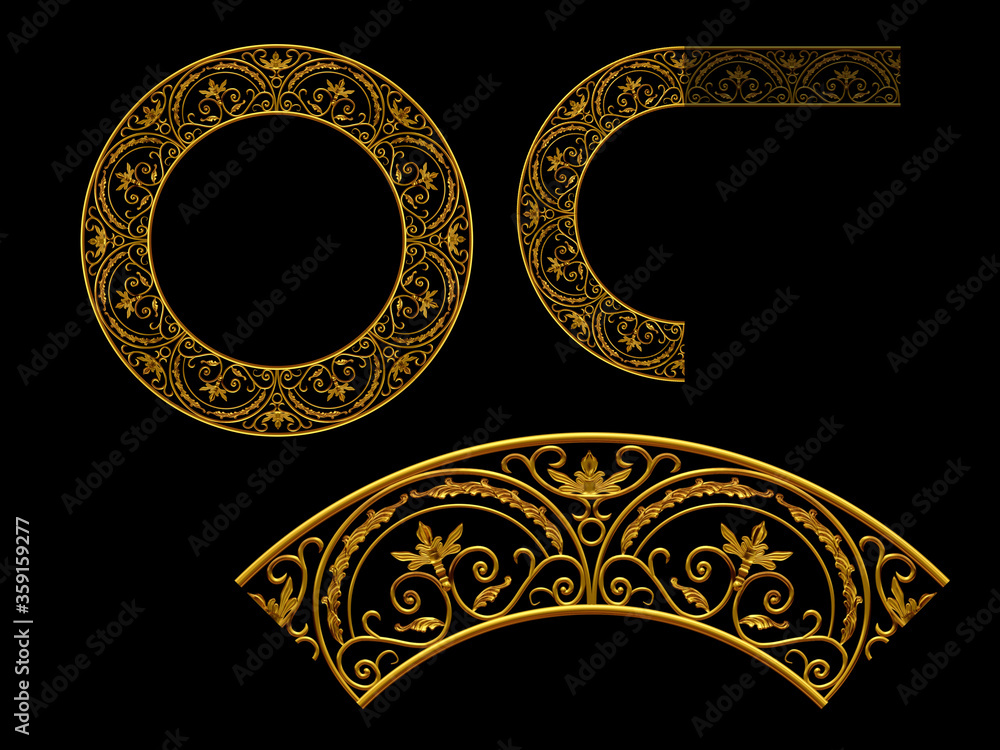 Ornament. Curved segment with ninety degree angle. Combinable with a straight or fourtyfive degree version. Search term Cinderella Ornament. Curved segment with ninety degree angle. Combinable with a straight or fourtyfive degree version. Search term Cinderella