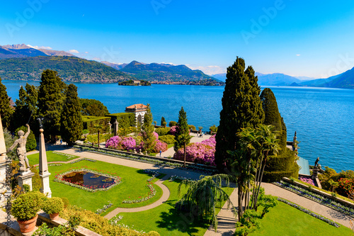 Obraz na płótnie It's Garden on the Isola Bella (Bella Island), Lake Maggiore, Italy w salonie