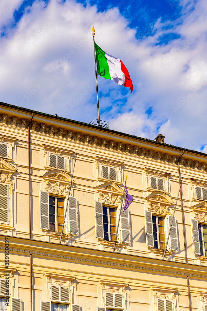 Obraz premium It's Palace of Turin, Piedmont, Italy.