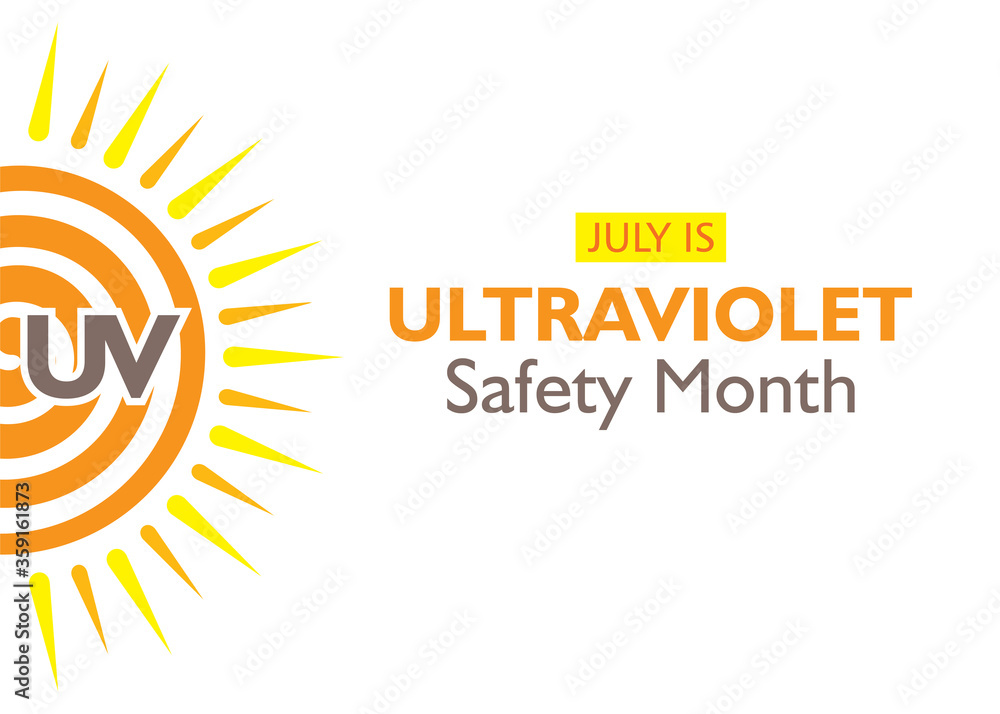 ultraviolet safety month awareness poster