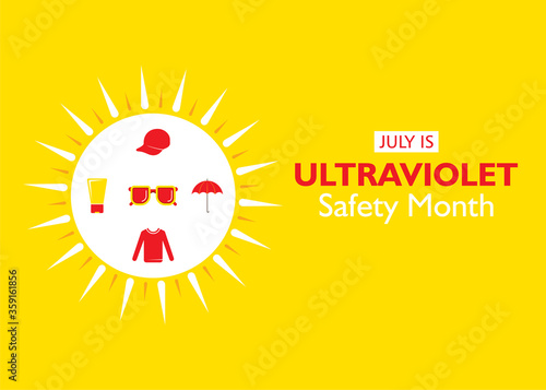 ultraviolet safety month awareness poster