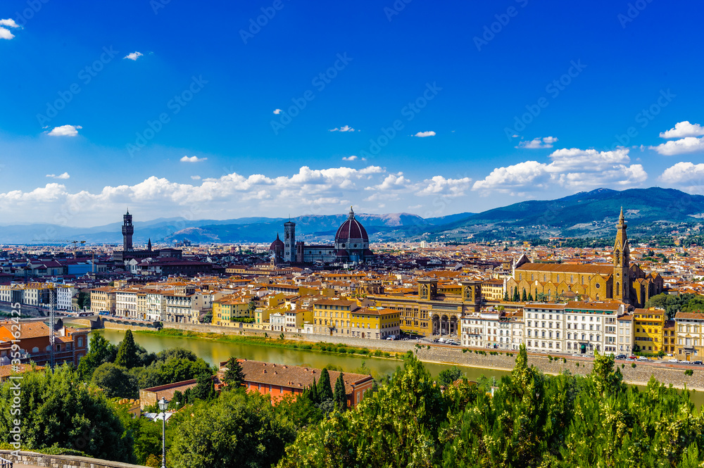 It's Florence, the capital city of the Italian region of Tuscany and of the province of Florence.