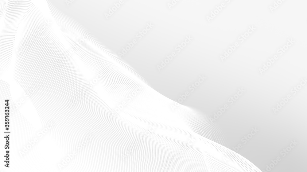 Dot white gray wave light technology texture background. Abstract big data digital concept. 3d rendering. Dot white gray wave light technology texture background. Abstract big data digital concept. 3d rendering.