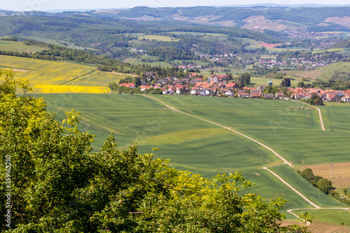 High angle view from the Lemberg of Duchroth Nahe photo