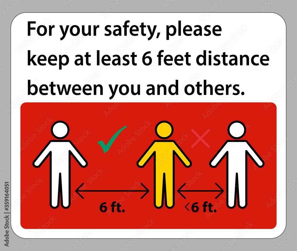 Keep 6 Feet Distance,For your safety,please keep at least 6 feet distance between you and others. Keep 6 Feet Distance,For your safety,please keep at least 6 feet distance between you and others.