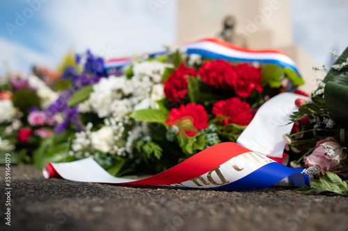 Konstfotografi une gerbe de fleur en souvenir