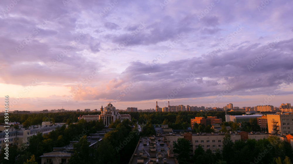 Sunset - Saint Peterburgs - Russia - Landscape - Sky - Panaroma