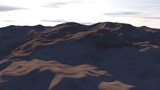 3D render of the earth's surface. rocky landscape.