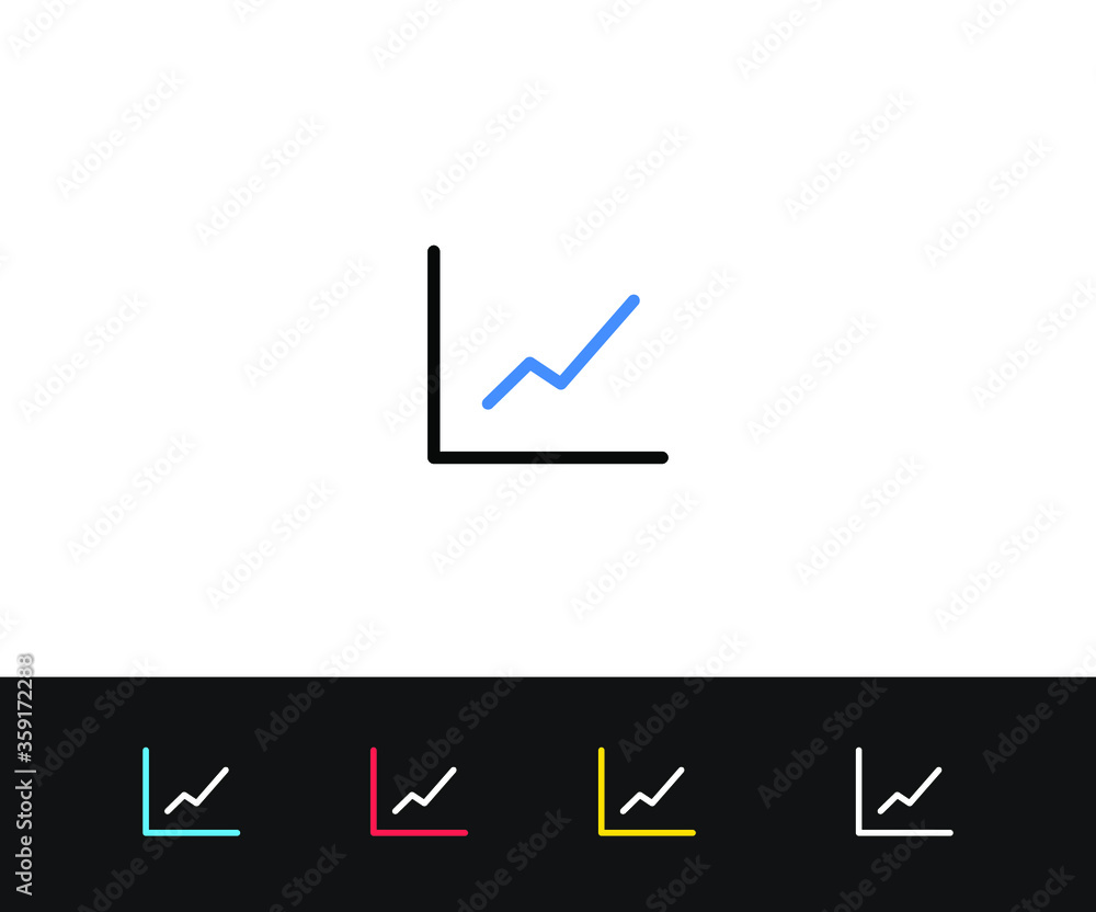 Line Graph Icon. Premium quality graphic design. Modern signs, outline symbols collection, simple thin line icons set for websites, web design, mobile app, infographics- Editable Stroke Line Graph Icon. Premium quality graphic design. Modern signs, outline symbols collection, simple thin line icons set for websites, web design, mobile app, infographics- Editable Stroke