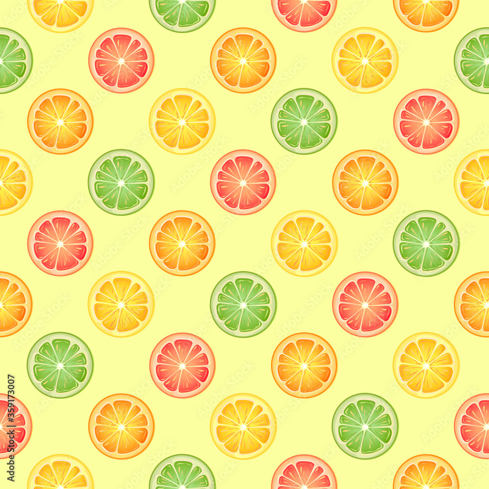 seamless pattern with citrus seamless pattern with citrus