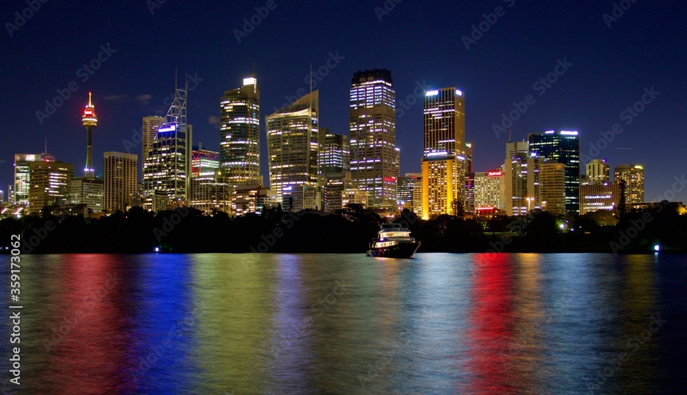 Fototapeta premium Sydney skyline at night